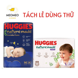 [Miếng lẻ] Tã / bỉm Huggies Platinum Nature Made ngày và đêm OVN overnight NB/S/M/L/XL/2XL/XXL