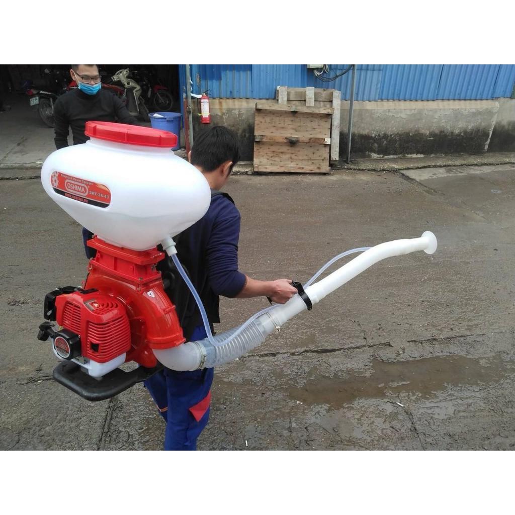 Máy xạ phân đa chức năng, máy phun vôi bột Oshima 3WF-3-43