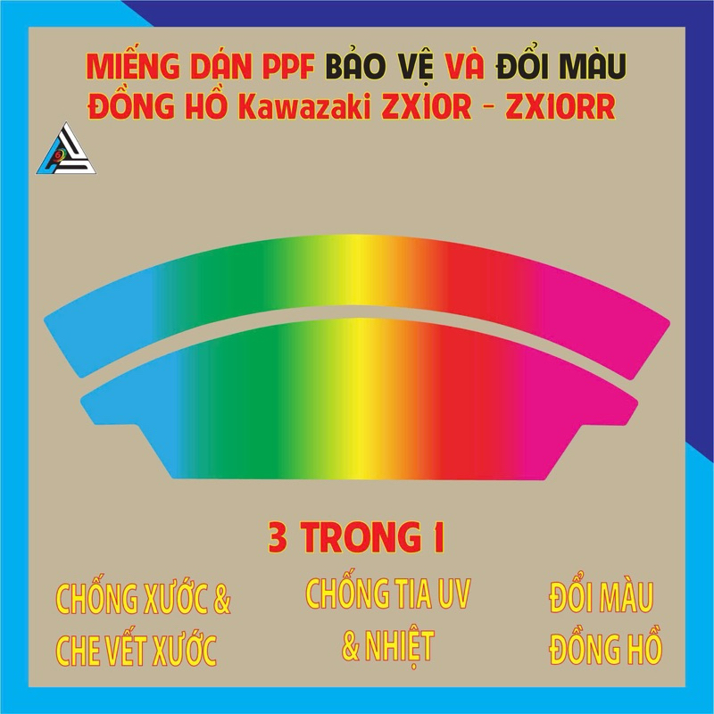 Miếng Dán PPF Đổi Màu Và Bảo Vệ Đồng Hồ Kawazaki Z1000, Z1000R, ZX10R, ZX10RR