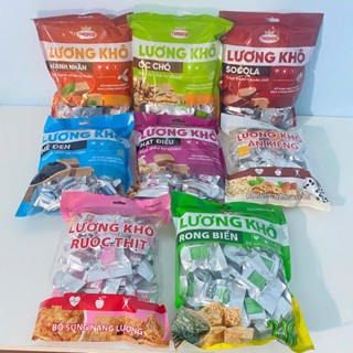 Lương khô Fucuco đủ vị viên nén mini, lương khô SBT bổ sung năng lượng thay thế bữa ăn vặt vị hạnh nhân rong biển óc chó