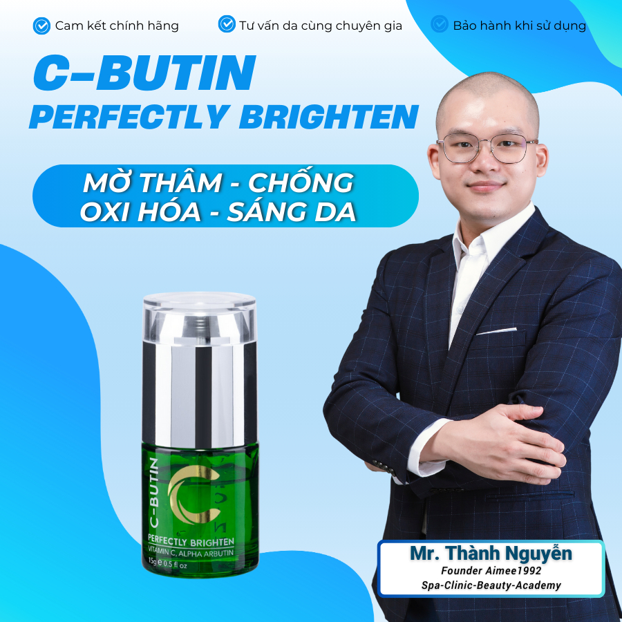 Serum Lurcinn C-Butin Perfectly Bright mờ thâm sáng da làm đều màu da 15ml [Aimee1992]