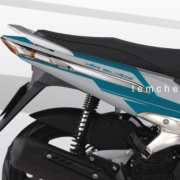 Tem trùm AB 2010 phối màu Xanh Bạc DECAL 3A