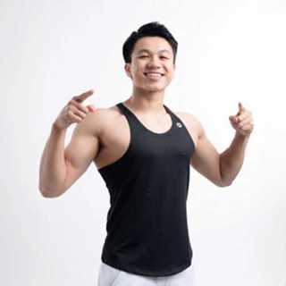 Áo ba lỗ quai nhỏ vải thun lạnh logo The Max G09201