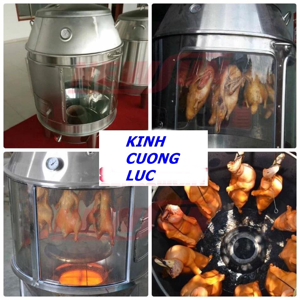 Lu Quay Gà Vịt Có Kính  P90 Loại Kính Chịu Nhiệt