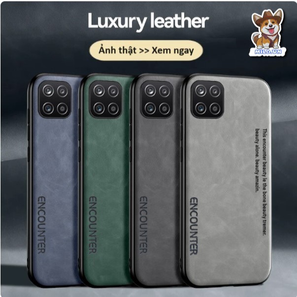 Ốp da cừu Italy Samsung Galaxy A11 A21s A31 A51 A71 A9 A7 2018 bảo vệ cam