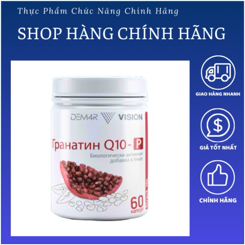 Viên uống Vision Granatin Q10 - Ngăn chặn lão hóa, kèo dài tuổi thanh xuân