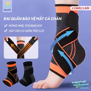 Tất Bó Cổ Chân Thể Thao Có Đai Quấn Trợ Lực Bảo vệ mắt cá Quấn thể thao Gym Đồ đá bóng việt nam