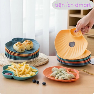 đĩa nhựa đựng thức ăn, hoa quả hình sò cute 9821