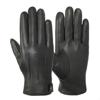 Găng tay nam mùa đông da thật, bao tay nam mùa đông cao cấp cảm ứng điện thoại cực nhạy lót lông TOPEE GTP-001