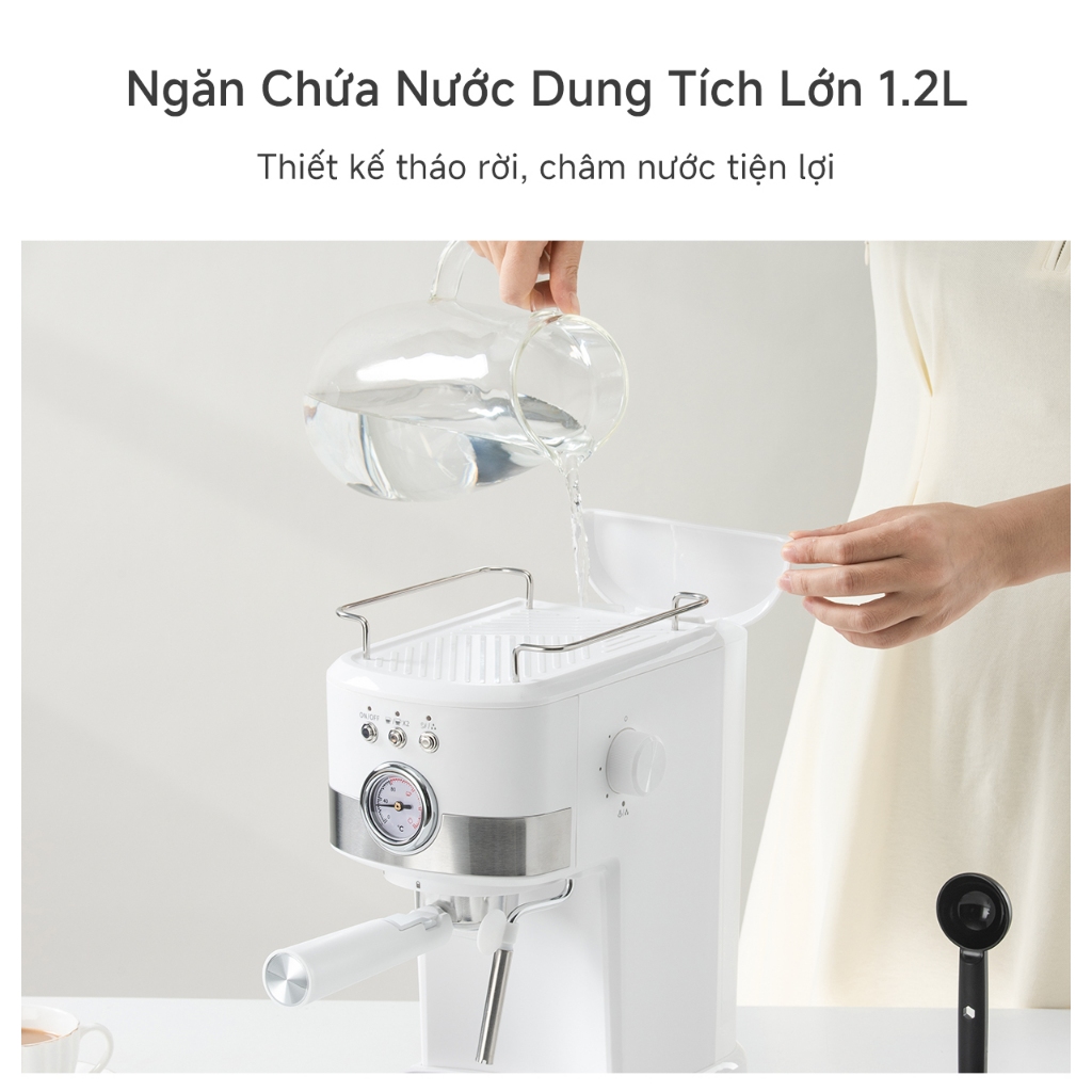 Simplus Máy Pha Cà Phê Bán Tự Động Kiểu Ý Áp Suất Sâu 15 Bar KFJH014FZ - Bảo Hành 1 Năm 1 Đổi 1 | BigBuy360 - bigbuy360.vn