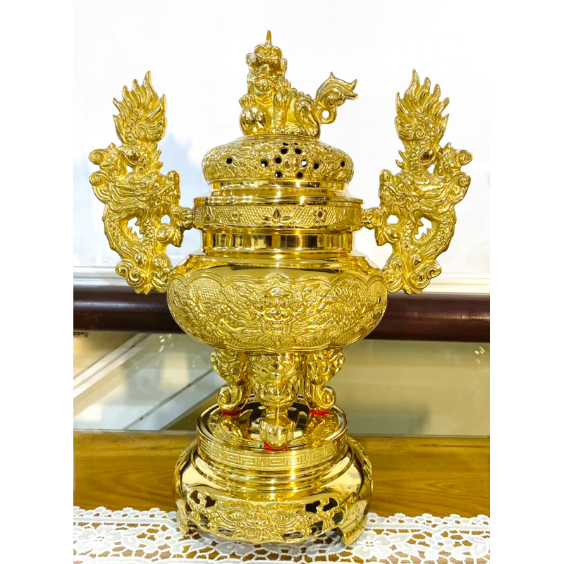 ĐỈNH LƯ BẰNG ĐỒNG CAO 38cm