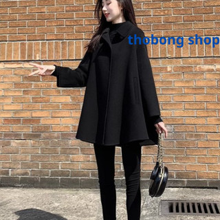 Áo Khoác Dạ Nữ Dáng Ngắn Cổ Bẻ Chất Dạ Ép Lông Cừu Cao Cấp Không Bai Xù Phong Cách Trẻ Trung