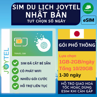 Sim Du Lịch Nhật Bản Tốc Độ Cao Nhiều Tuỳ Chọn Dung Lượng Tốc Độ Cao Trong Tối Đa 30 ngày