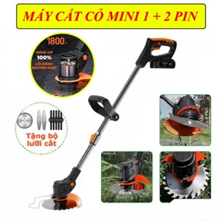  Máy Cắt Cỏ Mini Chạy PlN Chân Phổ Thông - Hàng Loại 1 Chuẩn Lõi Đồng 