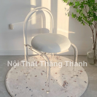 [HÀNG NHẬP KHẨU] Ghế acrylic cho bàn trang điểm cao cấp, ghế decor phòng ngủ, ghế nhựa trong suốt