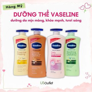   ĐỦ MÀU  Sữa dưỡng thể Vaseline Intensive Care 725ml Date mới nhất 