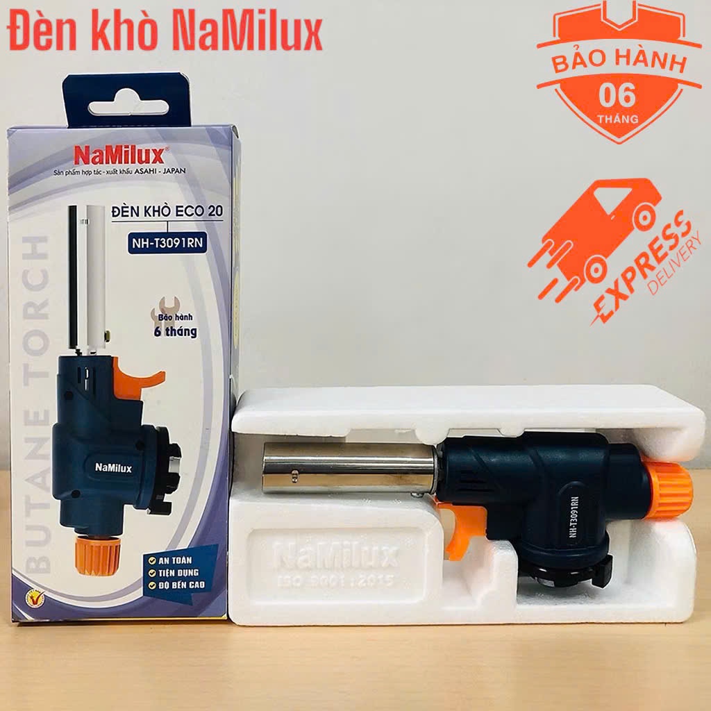 Đèn Khò Gas Eco 20 NaMiLux Ts-2019RN│Đánh Lửa Tự Động│ Khò Mini Du Lịch| Hàng Chính Hãng