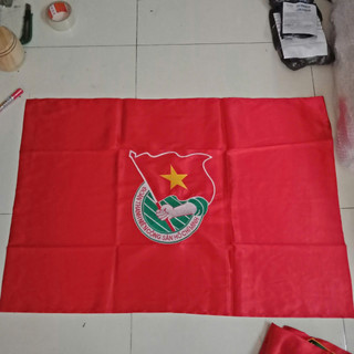 Cờ đoàn thêu kt 70x110