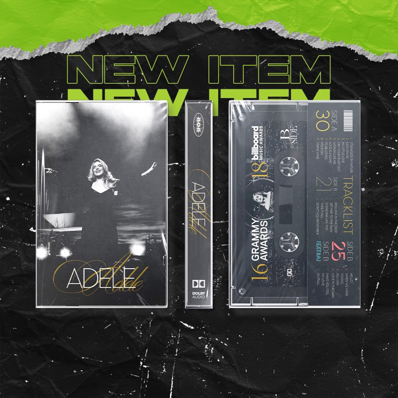 Băng Cassette Adele - [Custom Cassette Tape]