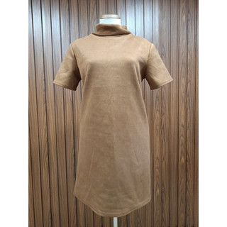 [BYMO PASS] Thanh lý Đầm suông cổ lọ - Size M