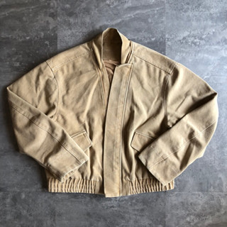 Áo khoác Bomber Denim JaJa&Anan B180060 Buivintage, vải dày dặn phom boxy thoải mái.