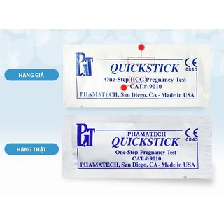 [CHÍNH HÃNG] Que thử thai nhanh Quickstick dụng cụ test phát hiện thai sớm, chính xác [CHE TÊN, HCG pregnancy test]
