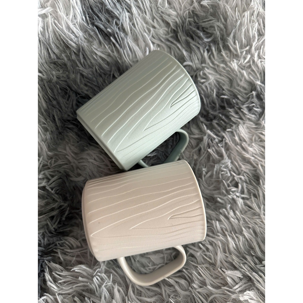 ly nhựa uống nước cao cấp vân gỗ 500ml