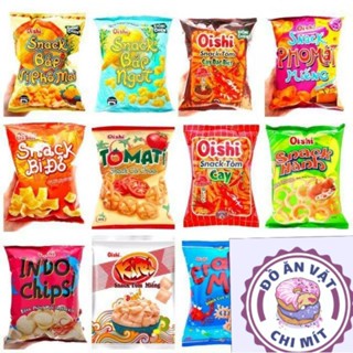 Bán sỉ bich bim bim oishi 10 gói 32g đủ vị thơm ngon đồ ăn vặt tuổi thơ