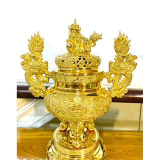 ĐỈNH LƯ BẰNG ĐỒNG CAO 38cm