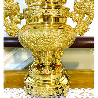 ĐỈNH LƯ BẰNG ĐỒNG CAO 38cm