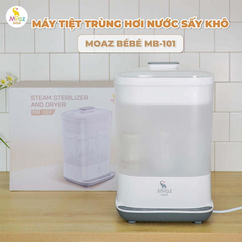 Máy tiệt trùng hơi nước và sấy khô Moaz BéBé MB101