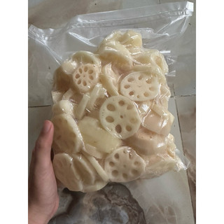 Củ Sen Tươi Cắt Lát 1kg-Hàng Tươi Không Cấp Đông(Hoả Tốc TPHCM)