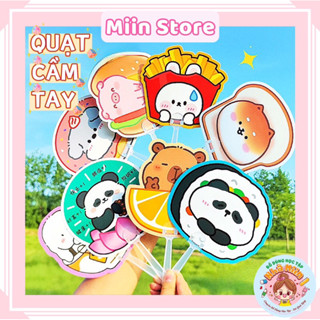 Quạt Cầm Tay Hình Capybara Bằng Nhựa Dẻo Quạt Capybara Đáng Yêu Nhỏ Gọn Để Mang Theo Phù Hợp Làm Quà Tặng