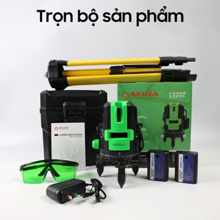 Máy Cân Bằng Laser AKUZA X Bóng Led Siêu Sáng, Tự động cân bằng, hàng chính hãng