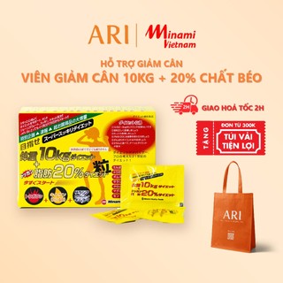  Viên uống giảm cân 10kg + 20% chất béo Minami - ARI Health & Beauty 