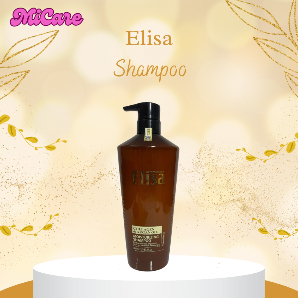  Dầu Gội Elisa 500ml Collagen & Argan Oil siêu mềm mượt chống rụng trị gàu kích thích mọc tóc  Hàng Chính hãng  MiCare 