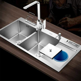  CHẬU ĐÚC Chậu Rửa Chén Bát INOX  N3 10048 NA.GRAND và Xả chậu thoát nước 