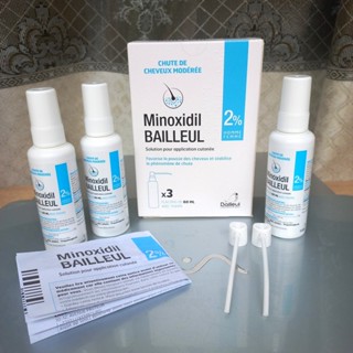 Xịt mọc tóc Minoxidil 2% Bailleul của Pháp dành cho Nữ  giảm rụng tóc , ngăn rụng , kích mọc tóc .