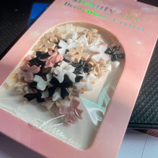 Charm nơ, charm nail đính móng ( nơ mix màu)