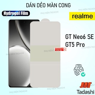 Miếng dán màn hình Realme GT Neo 6 SE/ GT5 Pro/ GT7 Pro, Realme 11 Pro Trong Suốt Ôm sát viền cong, Bảo vệ màn hình