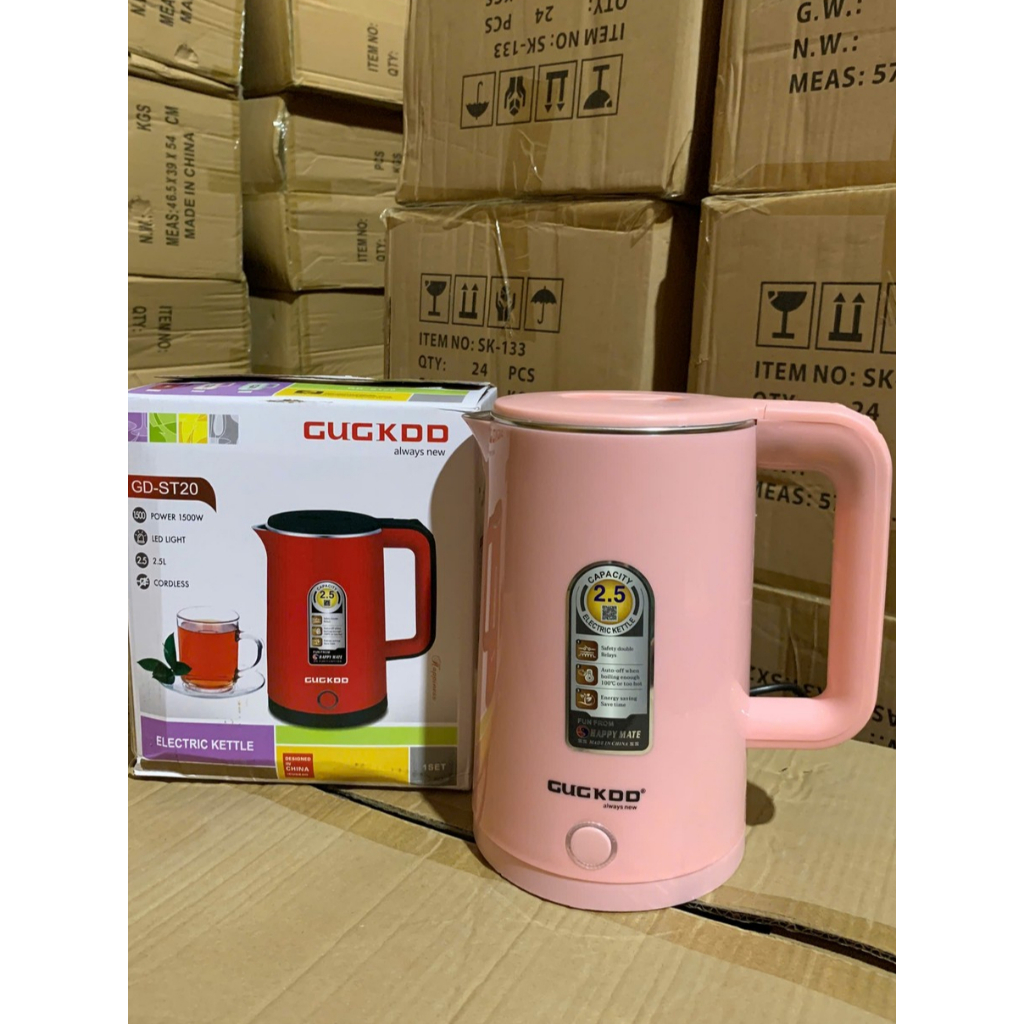 Ấm siêu tốc Cuckoo ST20- Ấm siêu tốc đun sôi cực nhanh công suất 1500W dung tích 2.5L.