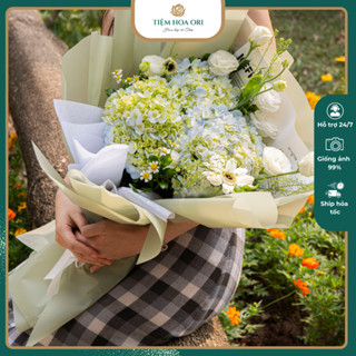   Hỏa Tốc HN  Bó Hoa Tươi Cẩm Tú Cầu Jade Harmony Ori,Quà Tặng Sinh Nhật Tặng Người Yêu Tặng Kỷ Yếu Tặng Khai Trương 