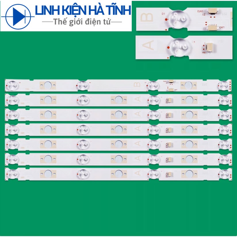 Bộ thanh led tivi SONY KDL- 48W650D KDL- 48W656D 48W650 48W656 BỘ 7 THANH, 6 THANH A VÀ 1 THANH B