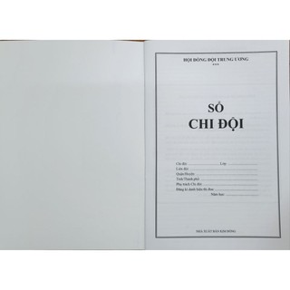Combo 10 cuốn Sổ Chi Đội