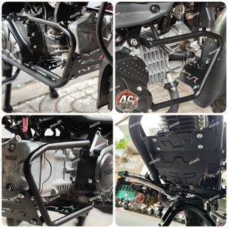 Baga bảo vệ lóc máy sau xe PG-1 / Khung bảo vệ gầm xe  Yamaha PG-1 PG1 PG 1 / Giáp gầm PG-1