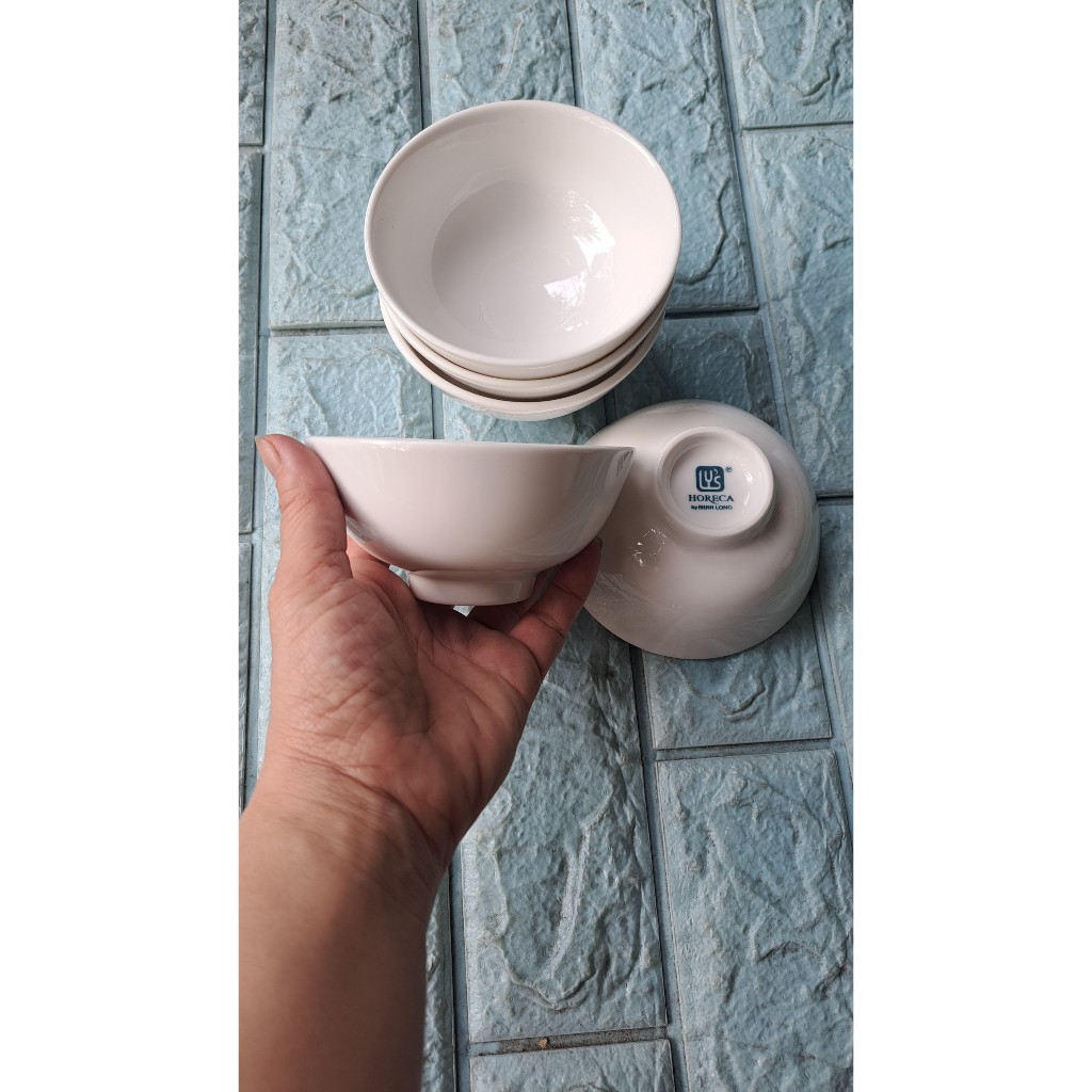 Combo 5 chén cơm sứ Minh Long