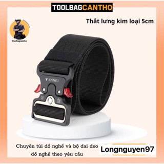  Dây đai đeo túi đồ nghề khóa kim loại 5cm 