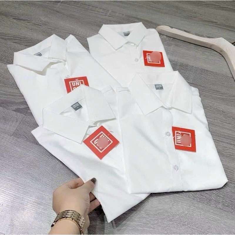 SMNH - Áo Sơ mi Trắng Dài tay, Ngắn tay Cao Cấp Xịn Đẹp Giá Tận Gốc