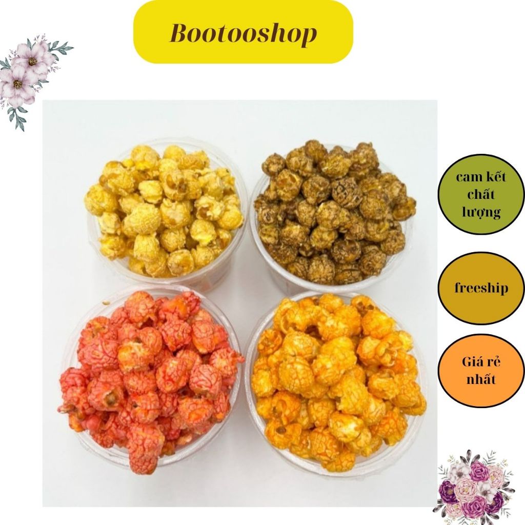 500gr bắp rang bơ - Ngô Mỹ khổng lồ to ngon giòn tan đủ vị