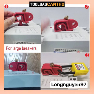 Khóa gài chống mở cầu dao/MCB